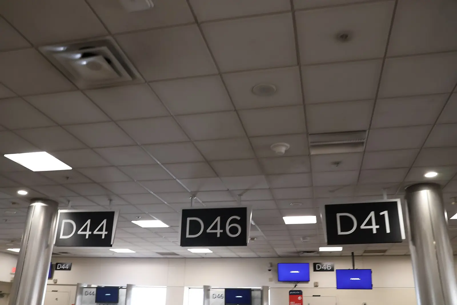 A concourse at Hartsfield-Jackson Atlanta International Airport